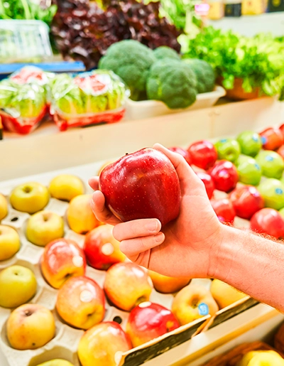 Comprando fruta valenciana